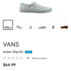 Vans Asher slip ons